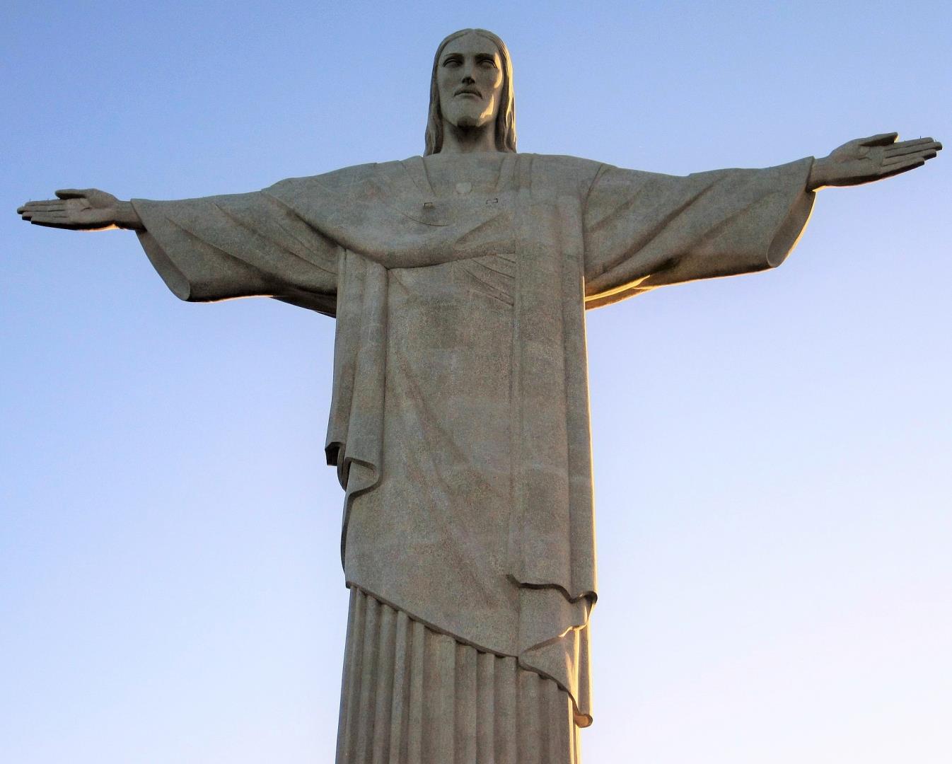 Close-up view of Christ the Redeemer Statue - Photo Credit: Assy via Pixabay